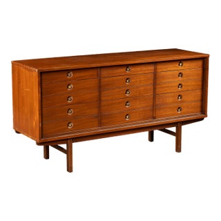 Mid-Century Walnut Dresser by United For Sale