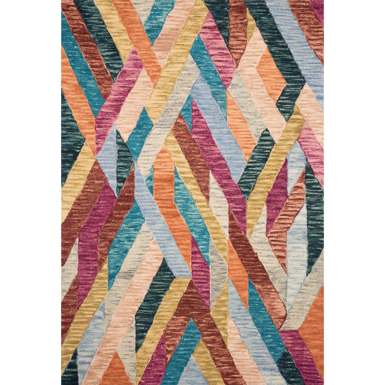Justina Blakeney X Loloi Rugs Hallu Rug, Fiesta / Multi 1'6"x1'6