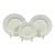 1989 Vintage English Americana Wedgwood for Ralph Lauren Le Blanc Claire Dinnerware - 2 Dinner, 1 Salad Plate For Sale