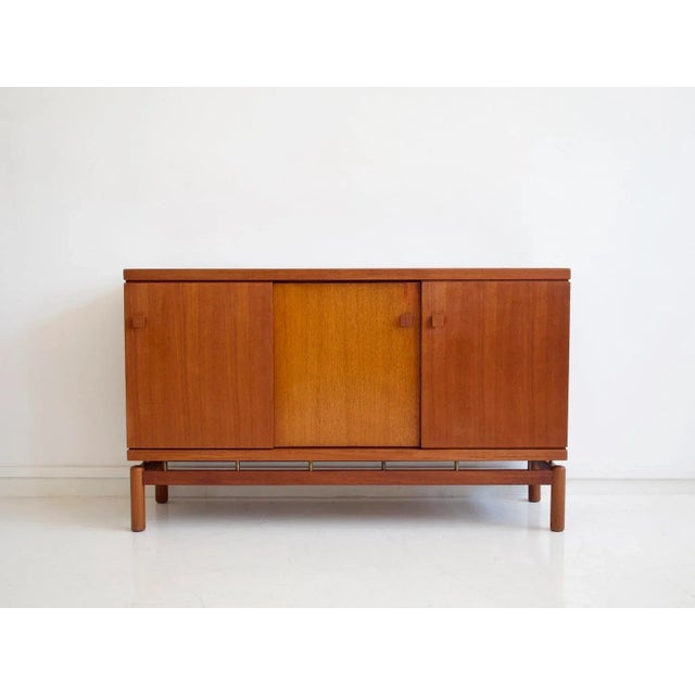 Mid-Century Italian Teak and Brass Sideboard from La Permanente Mobili Cantù, 1960s For Sale - Image 15 of 16