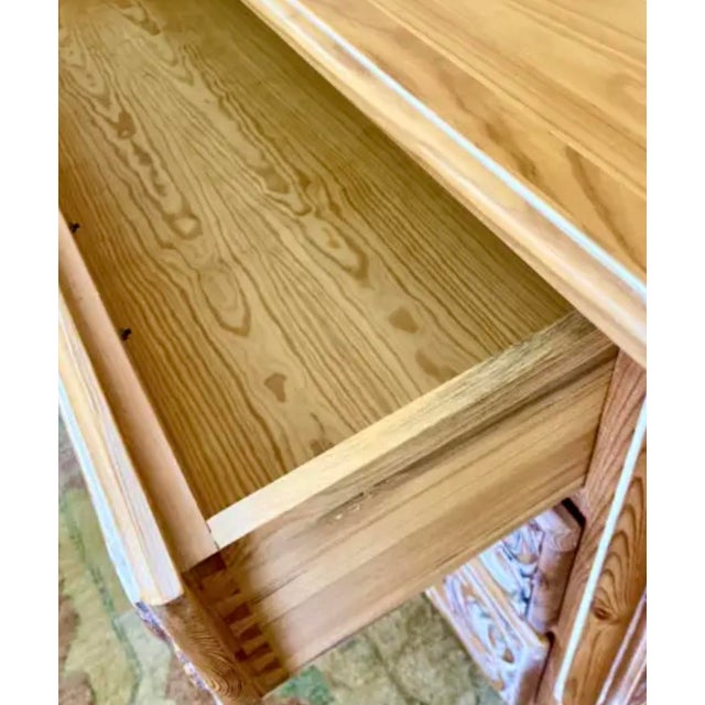 French Country Louis XV Style Whitewashed Commode For Sale - Image 11 of 12