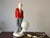 Mid-Century Modern Pop Art Ceramic Statue Lamp, 1960s For Sale - Image 10 of 10
