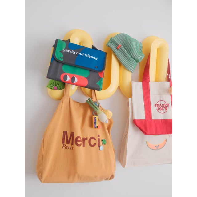 Mid-Century Modern Heller Swell Wall Catchall Catch-All Organizer Anna Dawson Coat Rack Hellerware For Sale - Image 3 of 5