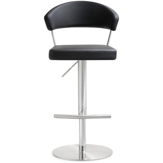Cosmo Black Steel Bar Stool For Sale - Image 4 of 12