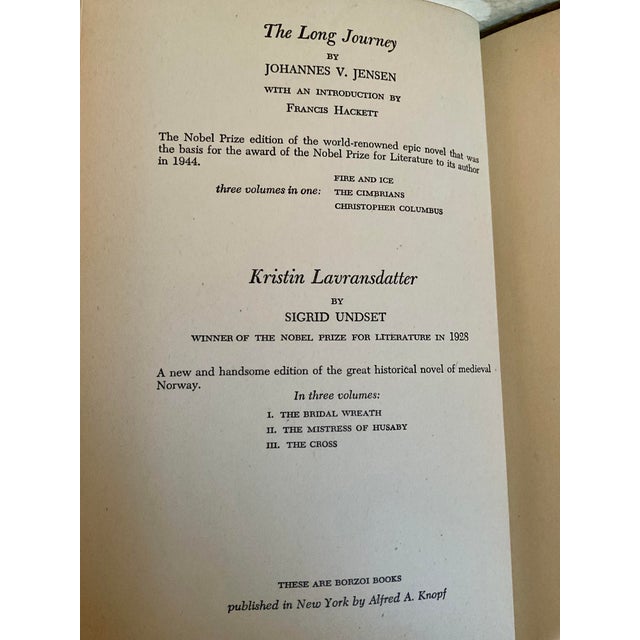 1940s Vintage Book "Independent People" by Halldor Laxness First Edition Circa 1946 For Sale - Image 5 of 14