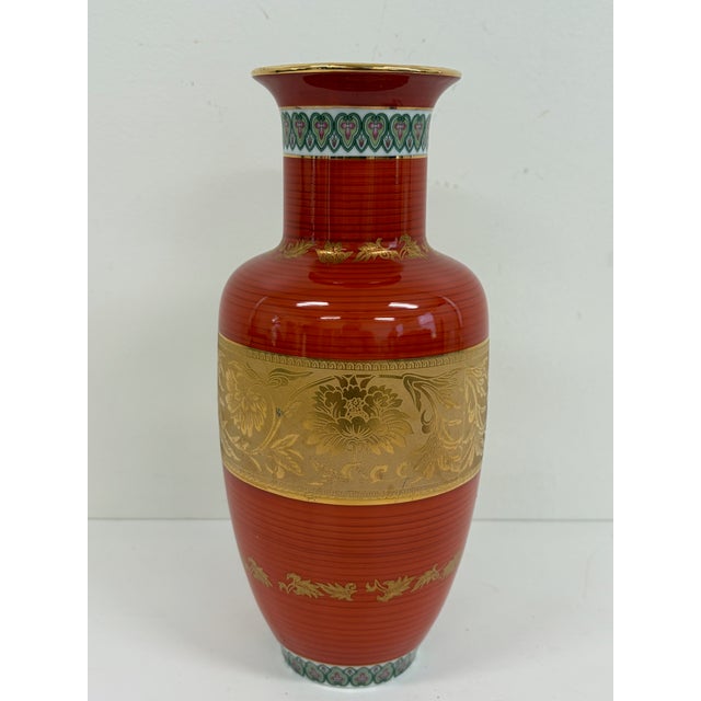 Mid 20th Century Japanese Shibata Porcelain Vase For Sale - Image 5 of 10