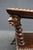 Brown Merklin Brothers Attributed Barley Twist Quarter Sawn Oak Side Table With Lion Mask Mounts For Sale - Image 8 of 13