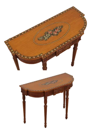 Maitland Smith Adams Satinwood 1 Drawer Console Table