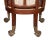 Unusual Regency Mahogany and Brass Campaign Chair For Sale - Image 4 of 13