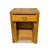 Chinese 1990s Asian Honey Brown Lacquer Bedside Table For Sale - Image 3 of 3