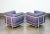 Metal LC2 Armchairs by Le Corbusier for Cassina, Set of 2 For Sale - Image 7 of 18