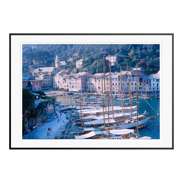 Toni Frissell 'Rapallo Port Genoa Italy' Archival Pigment Print Framed in Black For Sale