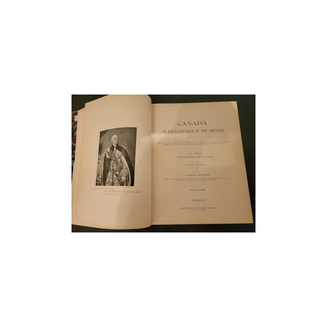 1898 Antique 6-Volume Leather-Bound "Canada: An Encyclopedia of the Country" Set For Sale - Image 9 of 10