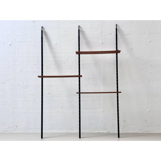 Telescopic Wall Shelf with Hanging Cabinet, 1960s For Sale - Image 9 of 17