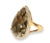 Stunning 14K Pink Gold Smokey Topaz and Diamond Ring. This exquisite piece showcases a large, natural smokey topaz,...