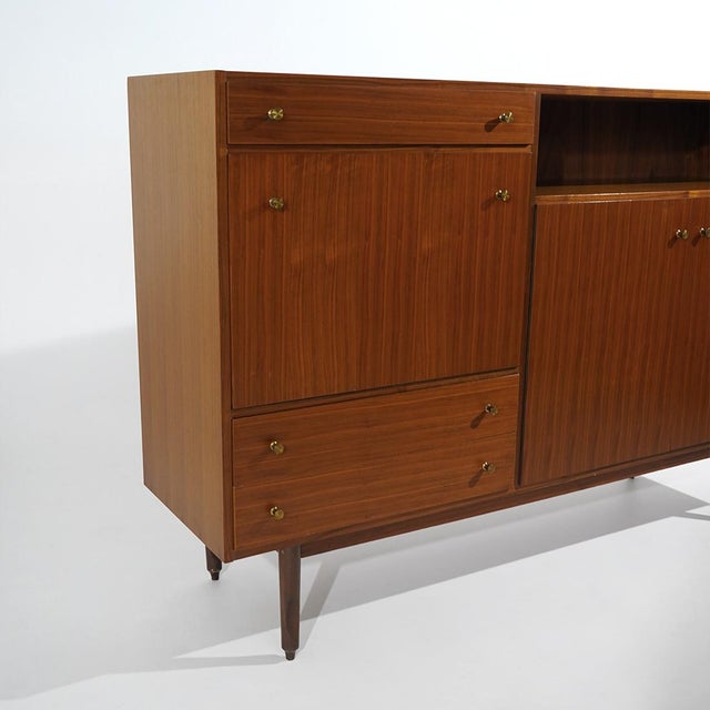 Wooden Sideboard with Integrated Bar, 1960s For Sale - Image 9 of 16