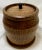 Antique Ceramic Lined Oak Wood Tea Jar/Caddy From England - Circa 1900 For Sale - Image 9 of 9