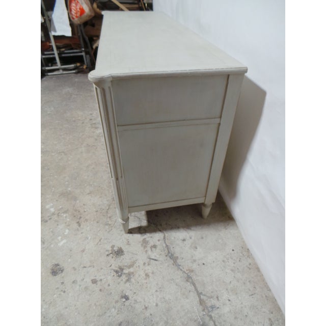 Gustavian Style Unique 7 Drawer Dresser For Sale - Image 4 of 10