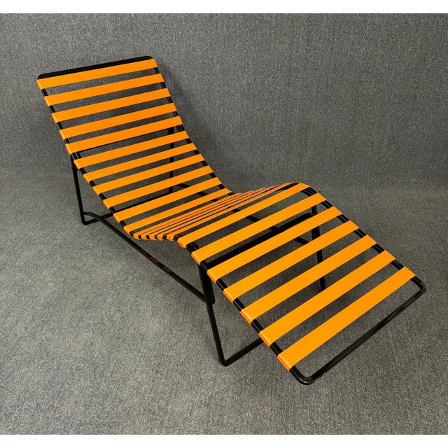 Mid-Century Modern Vintage Mid Century Modern Patio Lounge Chaise For Sale - Image 3 of 10