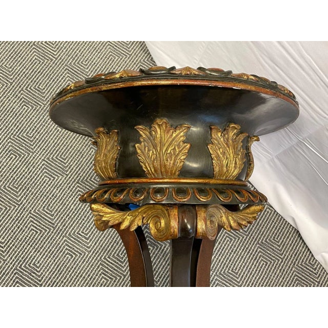 Mid 19th Century Georgian Gilt Wood Planter, Jardinière, Ebony and Gilt Design For Sale - Image 5 of 13
