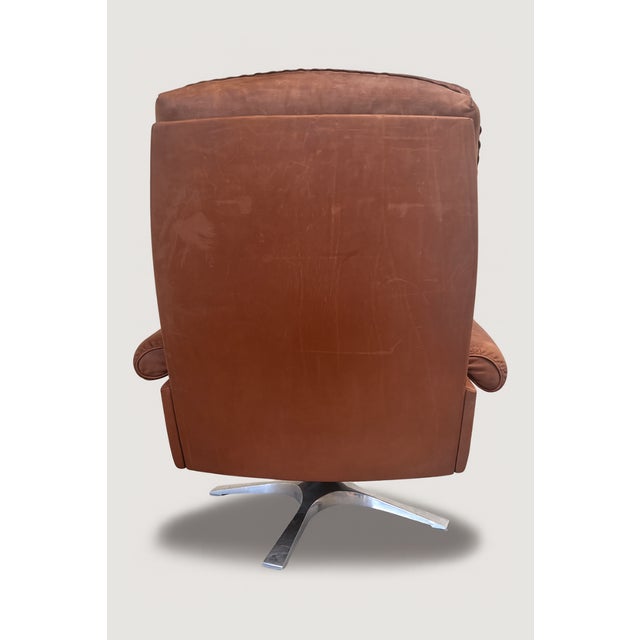 1980s Set of Vintage DS-31 Lounge Chair and Ottoman from de Sede, 1980 For Sale - Image 5 of 6