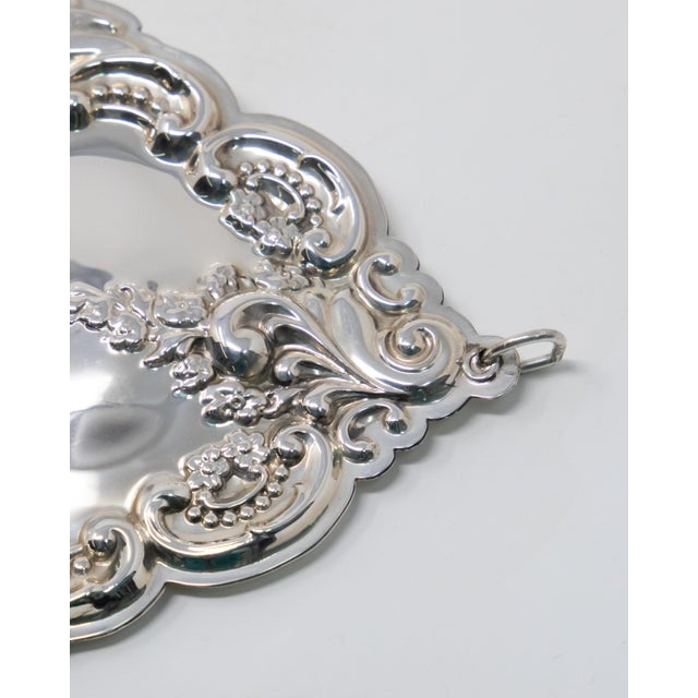 Metal 2001 Wallace Silversmiths Angel Ornament For Sale - Image 7 of 10