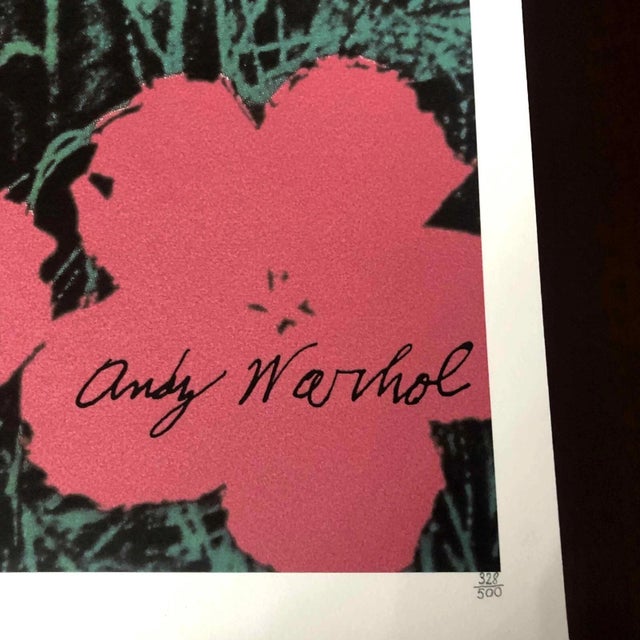 Lithograph "Poppy Flowers" Signed of the plate and numbered by hand Limited Edition of 500 pieces Each piece is...