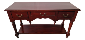 English Mahogany Console Table