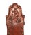 An antique vertical carved wooden plate rack. Can also be used horizontally on a table. Bacchus is carved at the top and...