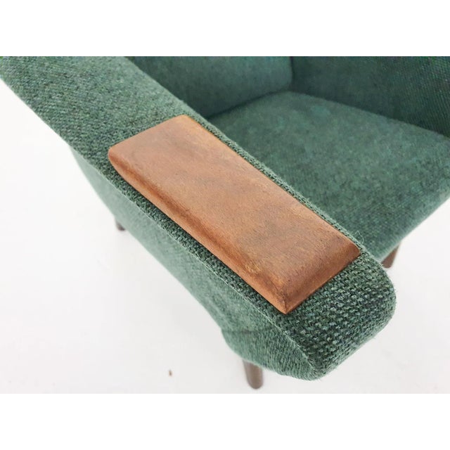 Brown Scandinavian Modern Kids Lounge Chair, 1950s For Sale - Image 8 of 11