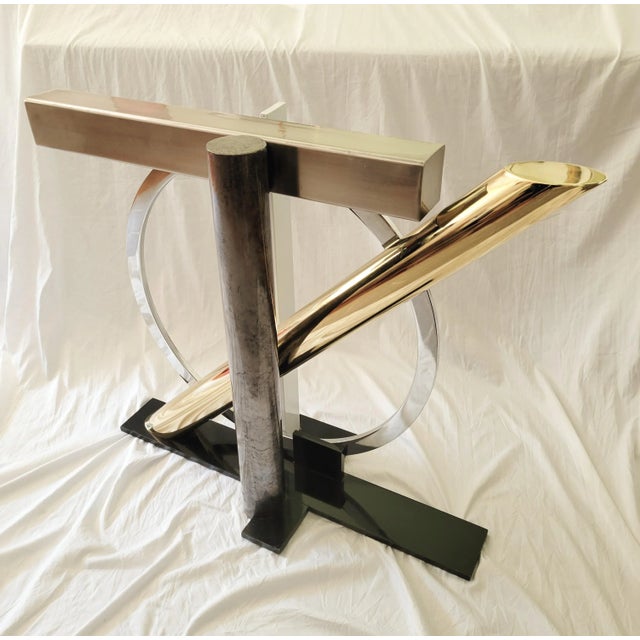 1990s Kaizo Oto for Design Institute of America Console Base For Sale - Image 11 of 11