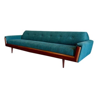 Mid Century Fully Restored Adrian Pearsall Style Gondola Sofa For Sale