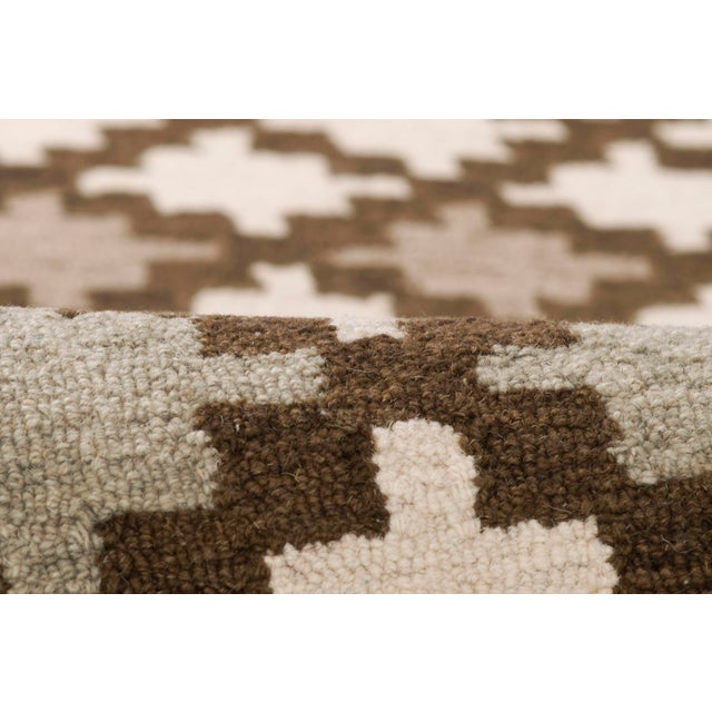2020s Erin Gates by Momeni Abbot Neutral Swedish Geo Wool Rug 3'6" X 5'6" For Sale - Image 5 of 10