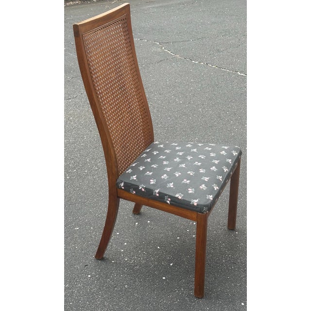 1970s Mid Century Drexel Heritage Cane Back Dining Chairs - Set of 6 For Sale - Image 5 of 12