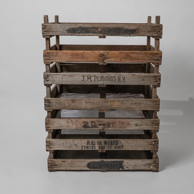 Antique Harvest Sieve – Rustic Wooden Grain Sifter For Sale - Image 14 of 14