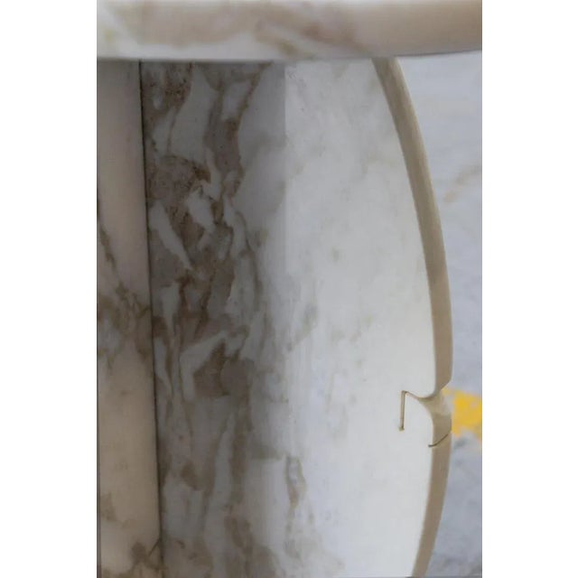 Gold SST023 Side Table by Stone Stackers For Sale - Image 8 of 9