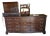 Mid 20th Century Drexel Heritage Flame Mahogany Serpentine Dresser With 12 Drawers For Sale