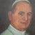 Small Vintage French Oil Portrait Painting on Wood of Catholic Pope Paul VI France For Sale - Image 4 of 7