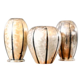 Vases by WMF Ikora, 1920s, Set of 3 For Sale