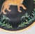 Late 20th Century Wild Raymond Waites Safari Tiger Decorated Display Plate Platter For Sale - Image 6 of 7