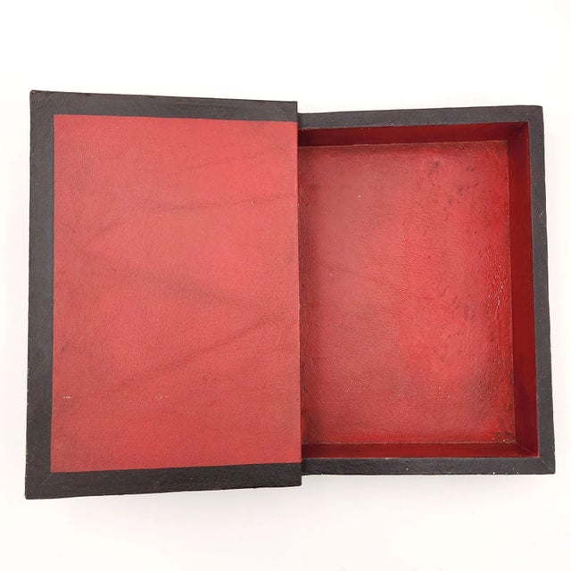 Wood Faux Book Box, "History of Art", 19th Century or Later For Sale - Image 7 of 8