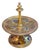 Antique Art Nouveau Brass & Enamel Jewelry Catch For Sale