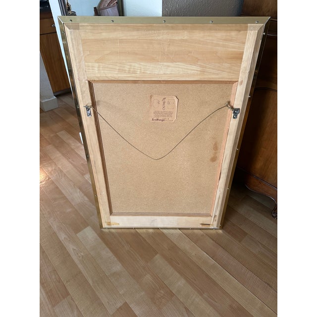 1980s LaBarge 1984 Chinoiserie Verre Eglomise Mirror For Sale - Image 5 of 10