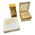 1970s Mid-Century Modern Mother Pearl Lucite and Brass Italian Smoking Set For Sale