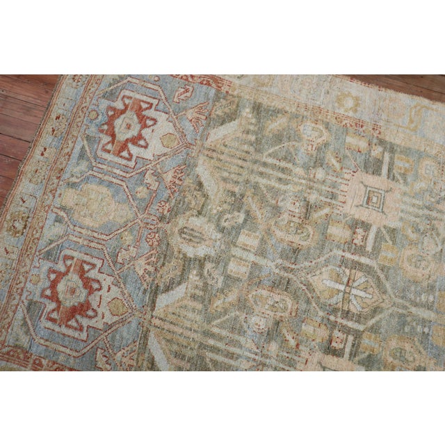 Antique Zabihi Collection Persian Bidjar Carpet - 4' x 6'6" For Sale - Image 4 of 8