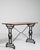 Cast Iron Bistro Table with Oak Top, Antique, France, 20th Century For Sale - Image 10 of 17