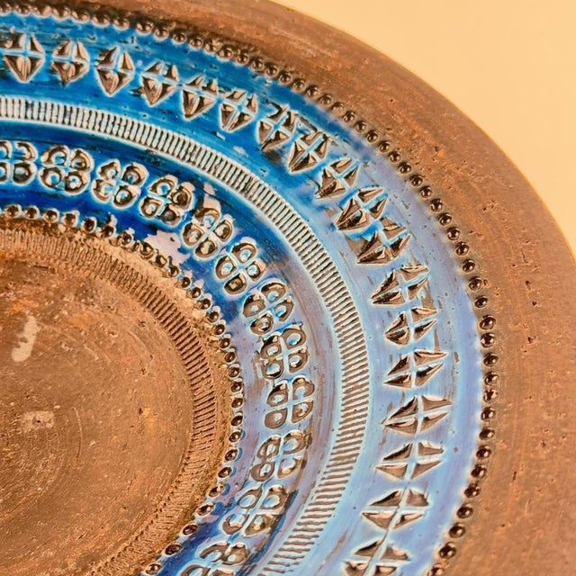 Large Rimini Blue Series Centerpiece Bowl by Aldo Londi for Bitossi, 1970s For Sale - Image 6 of 13