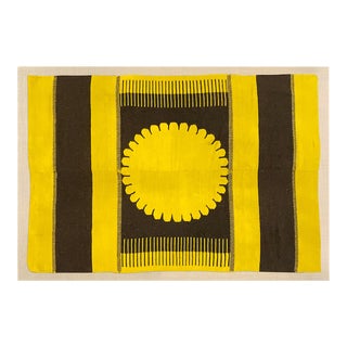 Mounted Vintage Swedish Textile For Sale