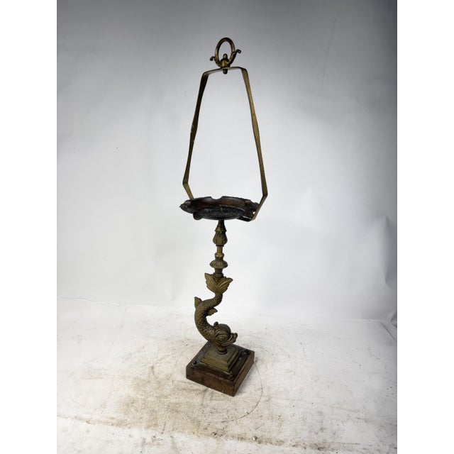 Vintage Brass Ashtray, 1920s For Sale - Image 12 of 13