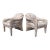 1980s Kagan Style Postmodern Sculptural Chairs by Carson’s - a Pair For Sale - Image 5 of 5